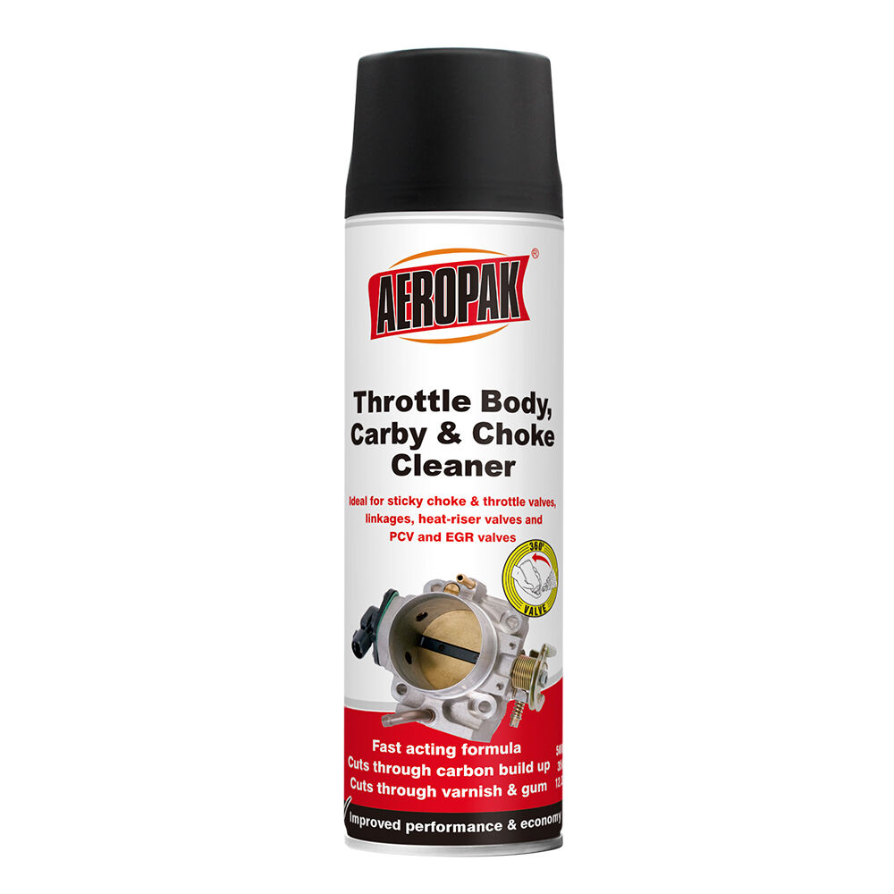 AEROPAK Throttle Body, Carby & Choke Cleaner  500ml Carb Cleaner For Car