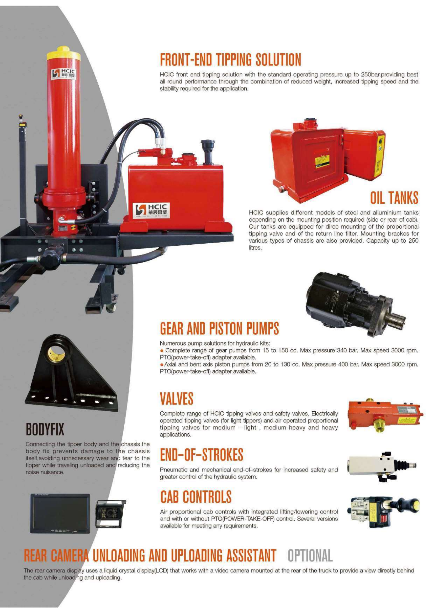 Telescopic Hydraulic Cylinder For Lift Dump Truck factory