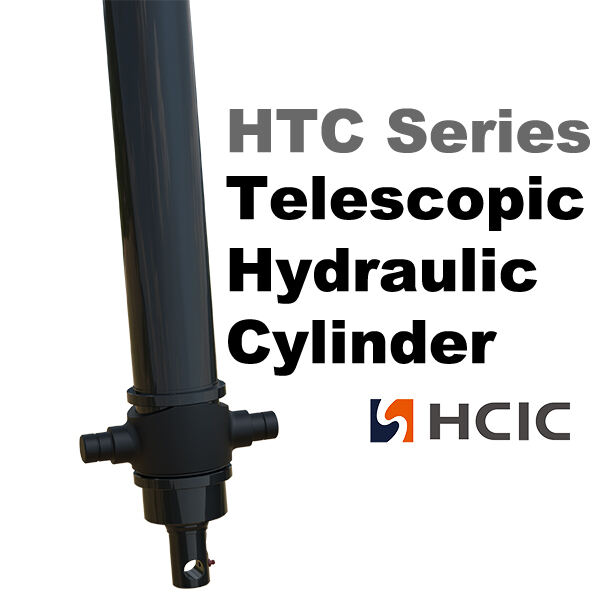 Hydrauliczny siłownik teleskopowy HTC do przyczepy wywrotkowej