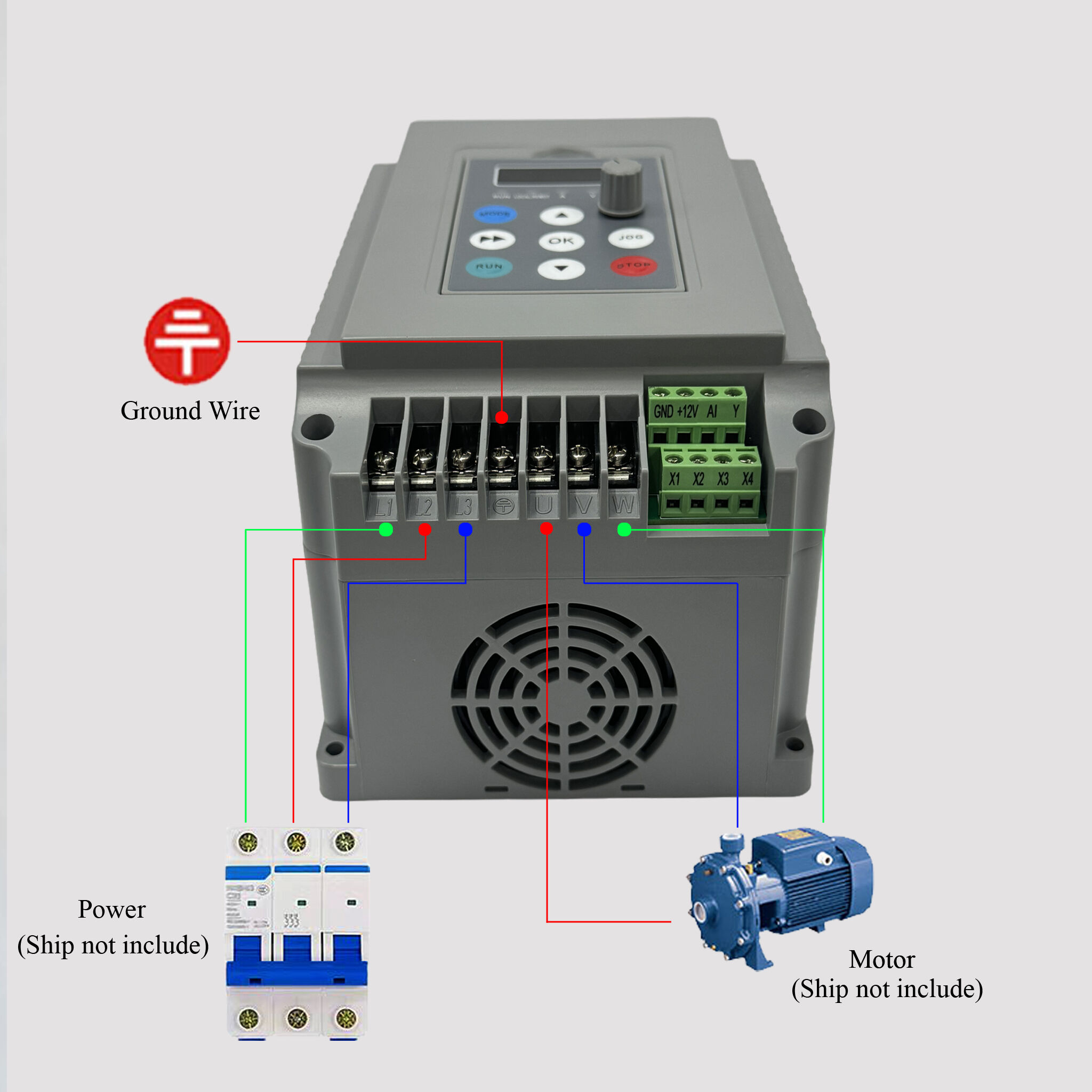 A100 Compact VFD - grey supplier