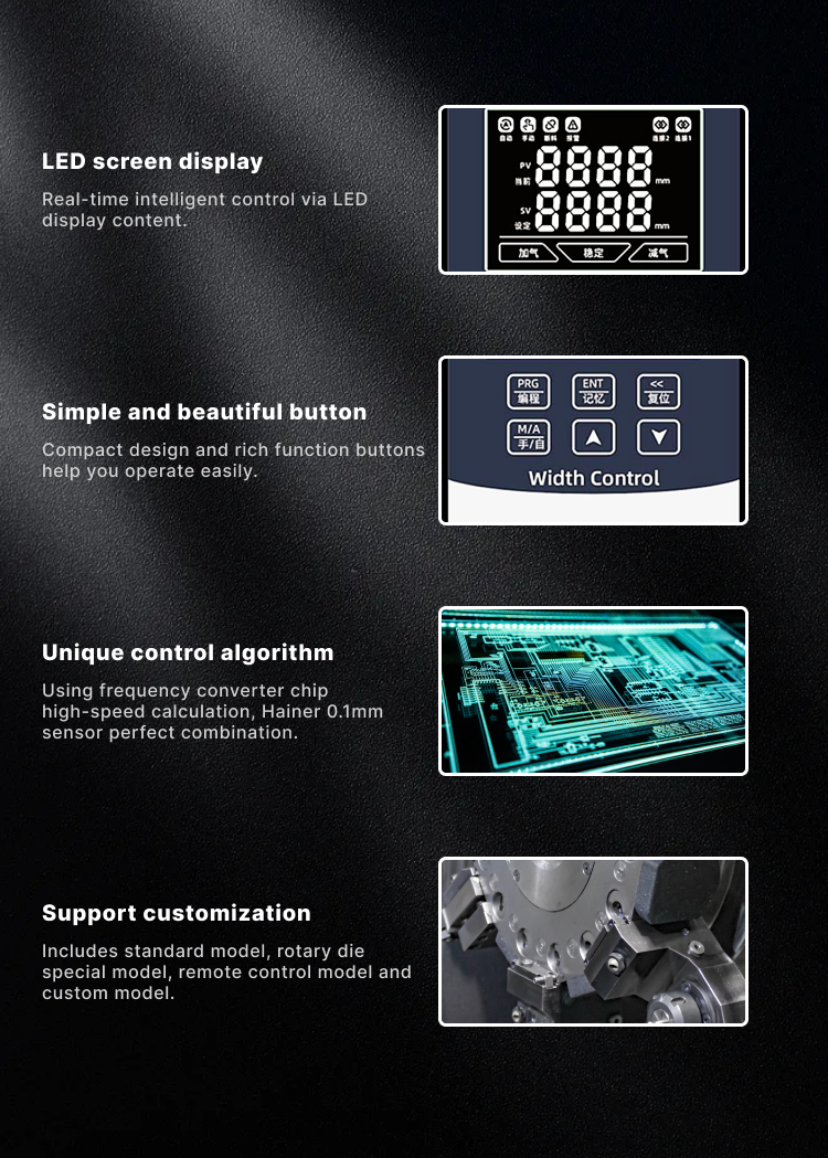 Goldbell Width Controller for Blown Film Machines manufacture