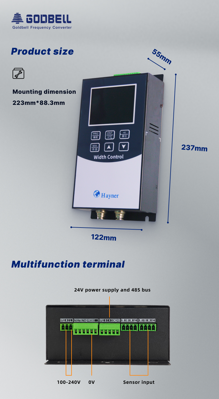 Goldbell Width Controller for Blown Film Machines factory