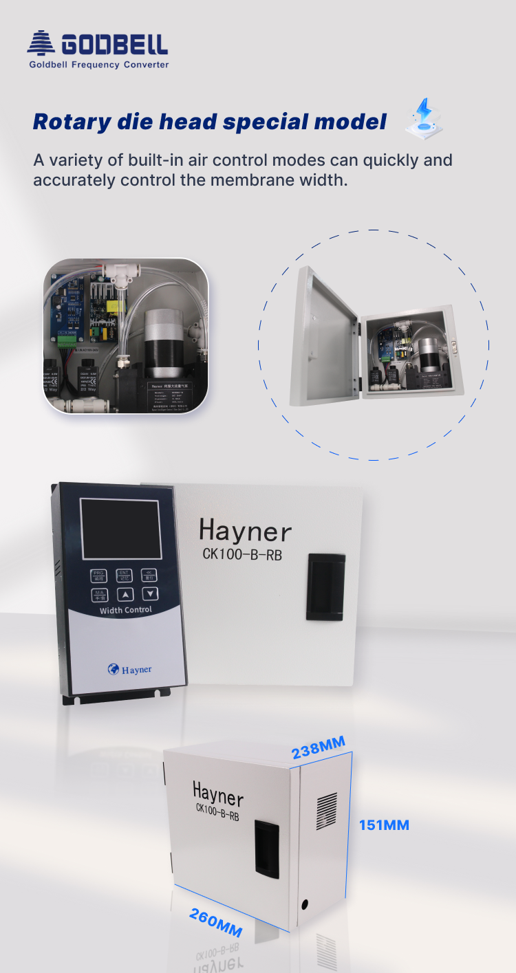 Goldbell Width Controller for Blown Film Machines supplier