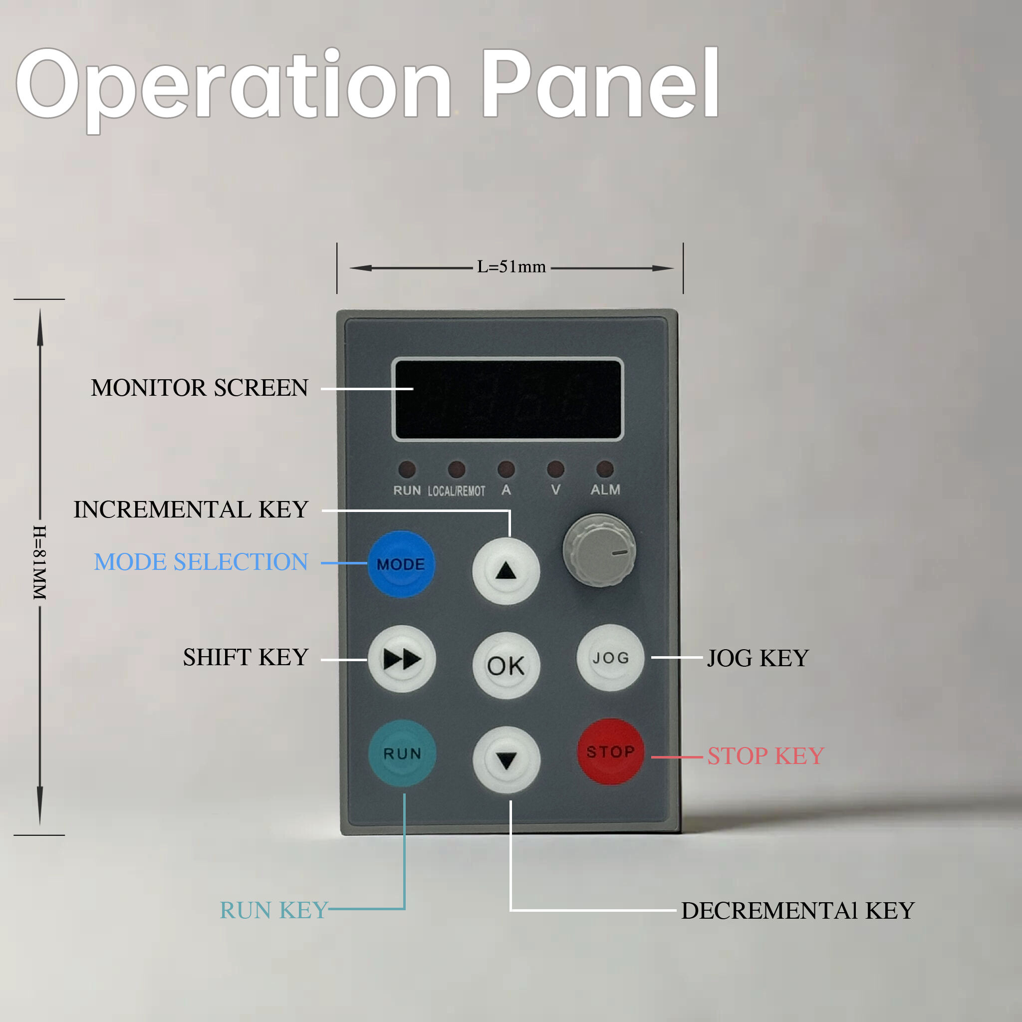 A100 Compact VFD - grey factory