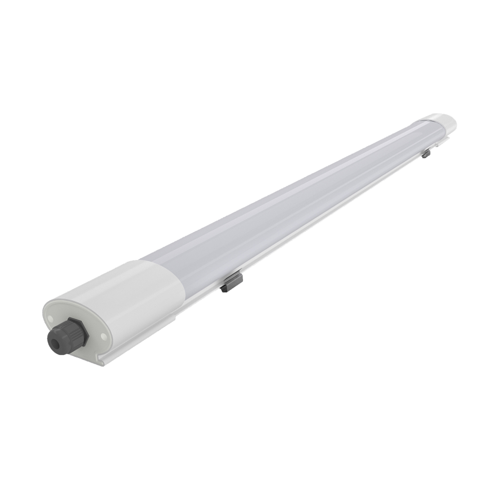 36W LED Light Fitting 4ft 4000lm 4000K Flicker Free With Fast Cable Gland