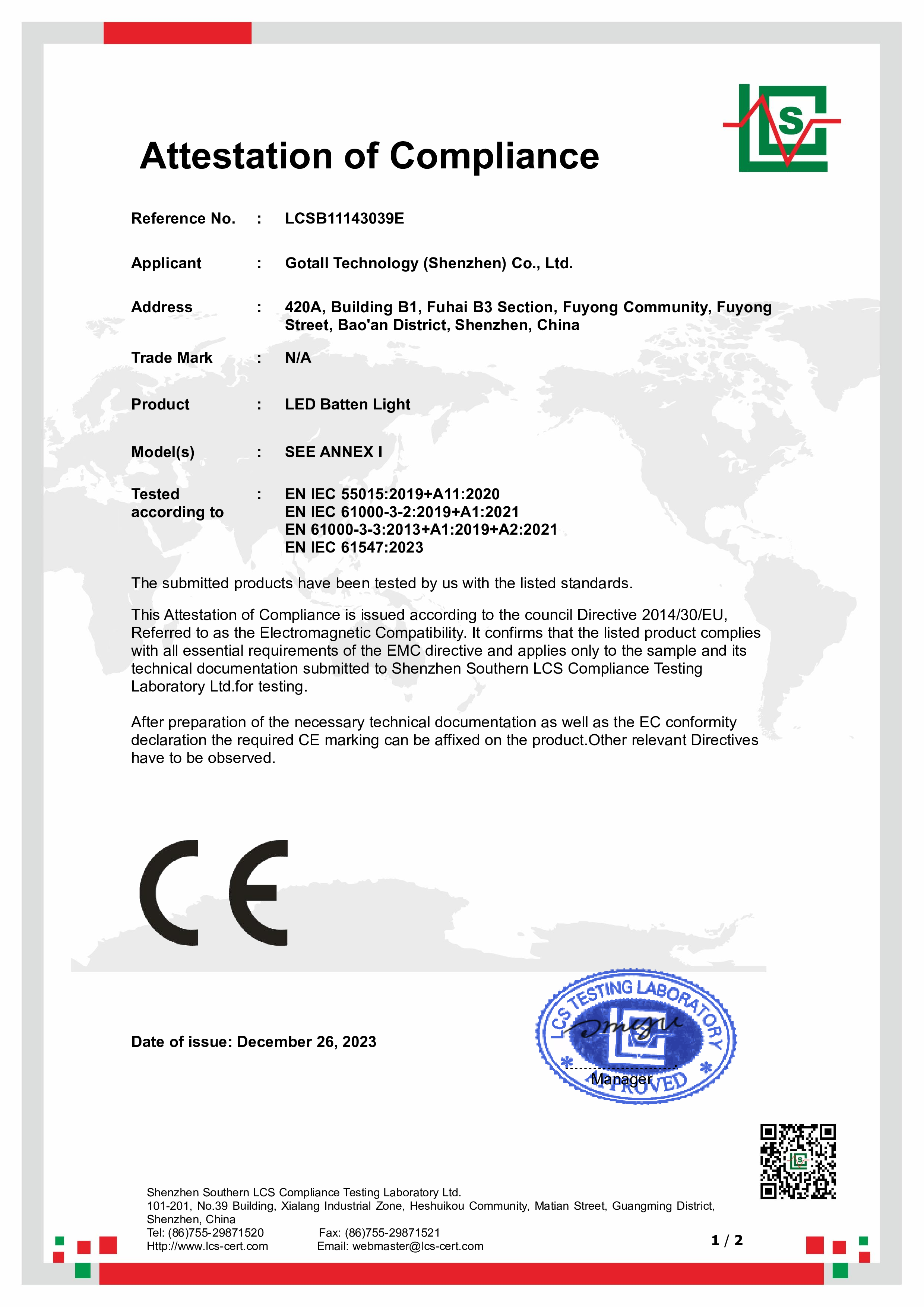 LCSB11143039E-Attestation of Compliance