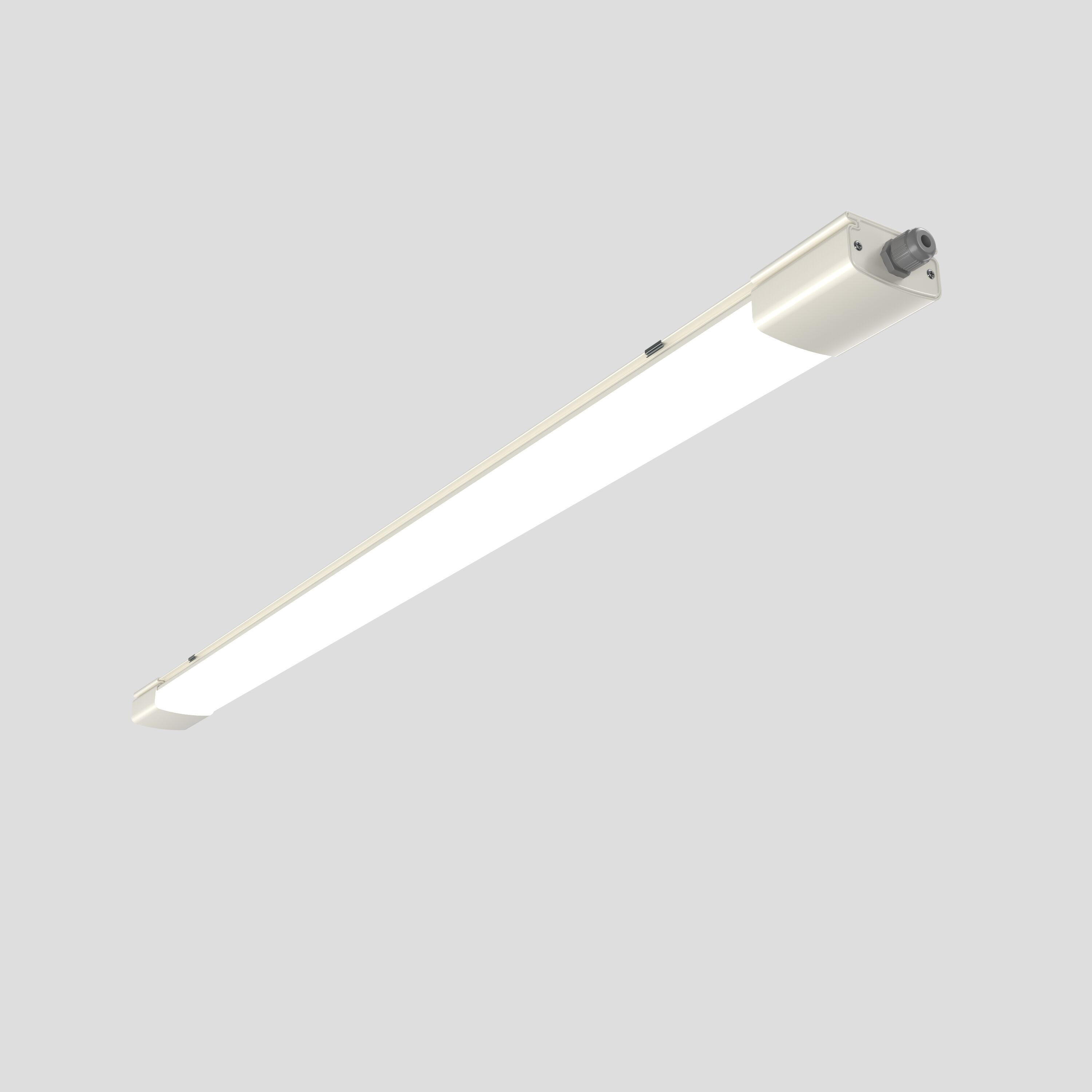 Luce per stanza umida LED 36W 4320lm 4000K a soffitto impermeabile IP65 per garage, cantina, officina
