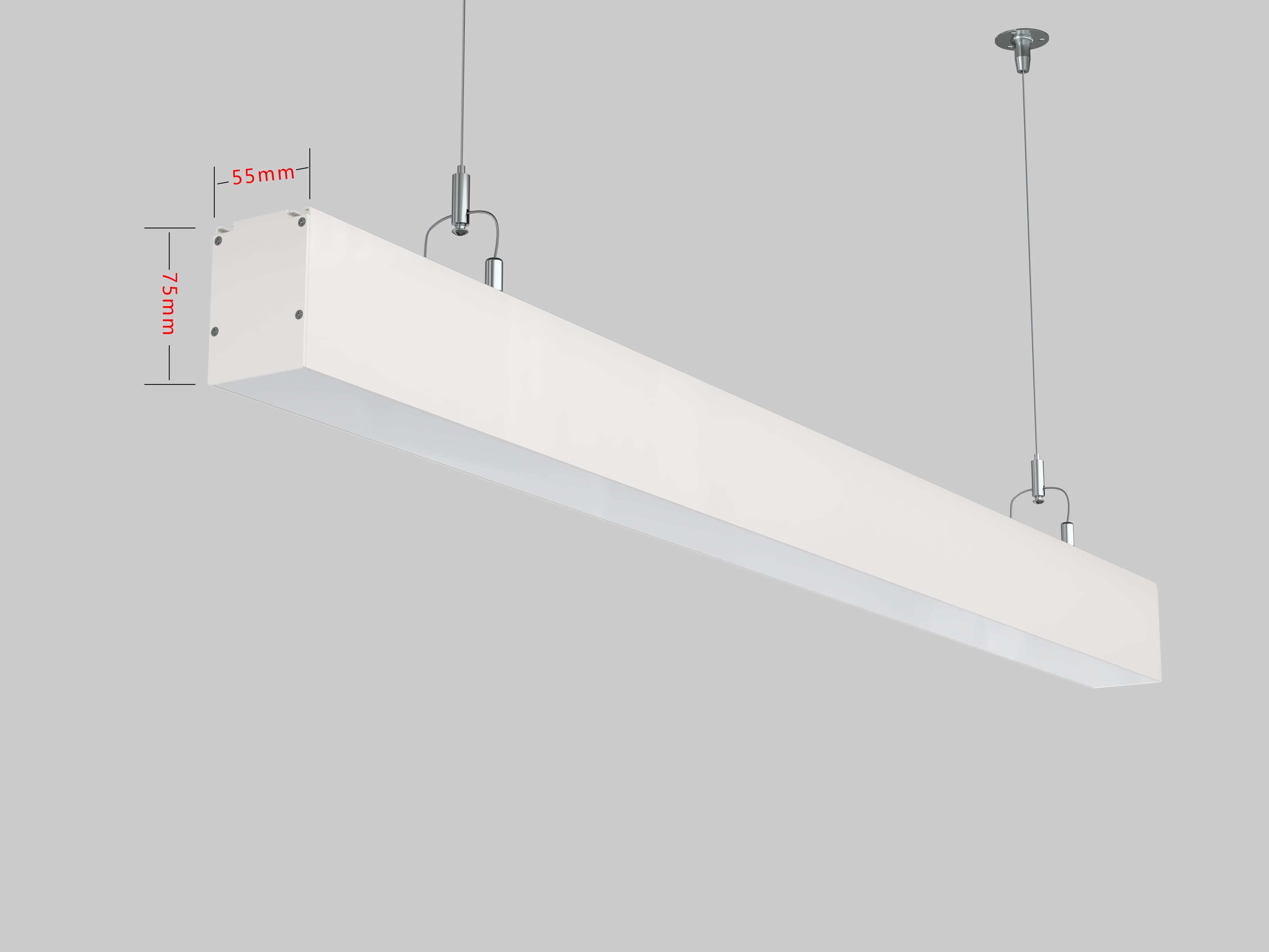 Abgehängtes LED-Linearlicht