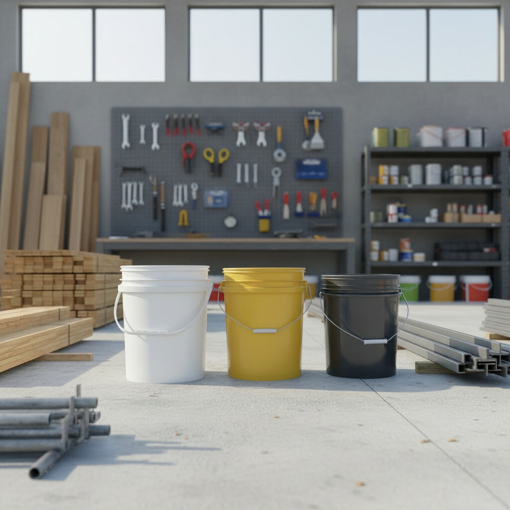 Factory Delivery Custom Company Logo5 Gallon Bucket 5Gallon 20 Liter Suitable for Industrial Oil Chemical Liquids Household Liquids