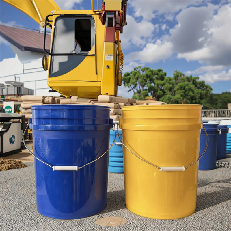 Factory Cheap Price Food  Grade pp  Paint Colorful Plastic Barrel Plastic Bucket   with Lids Bucket Pail Plastic 20L