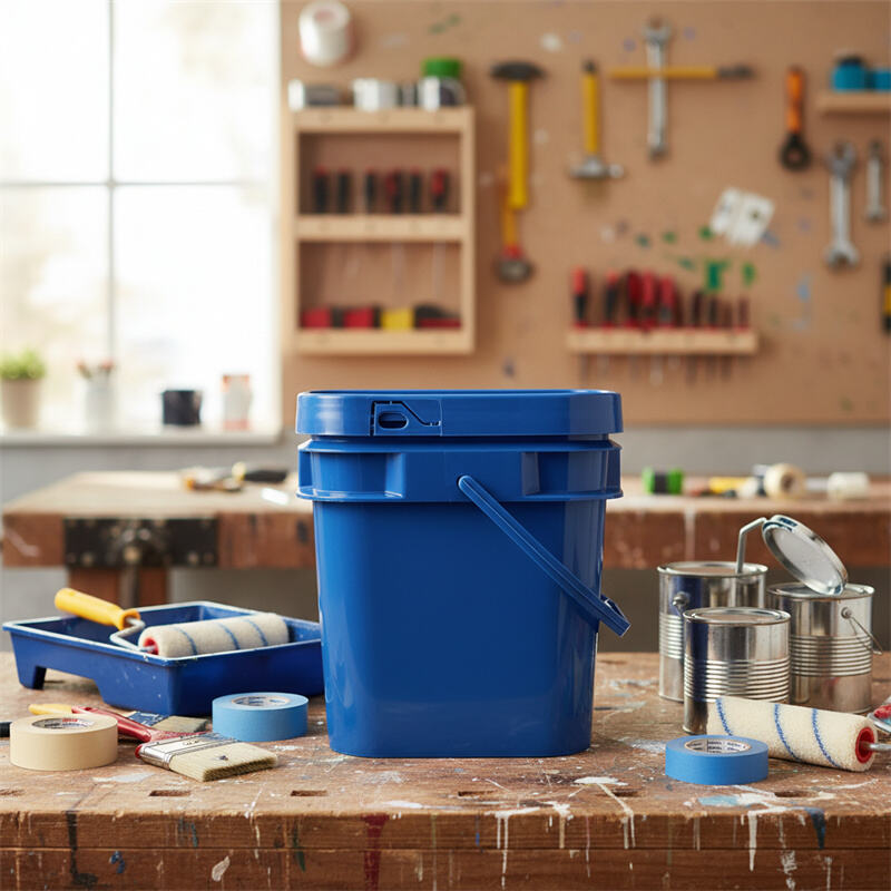 5L Food-Grade Square Plastic Bucket Airtight Fermentation Container for Storing Food Water Paint and Fermented Products