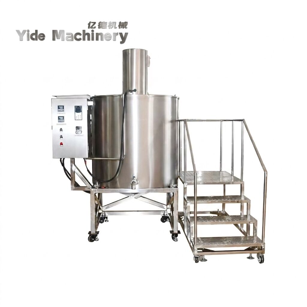 Auto 500L Soy Wax Candle Wax Melting Machine Candle Making Machine Tealight Melter Tank Stainless Steel Double layers YD