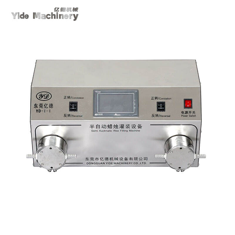 Yide Double Pump Wax Filling Machine for Soy Paraffin Candle Tealight Home Studio