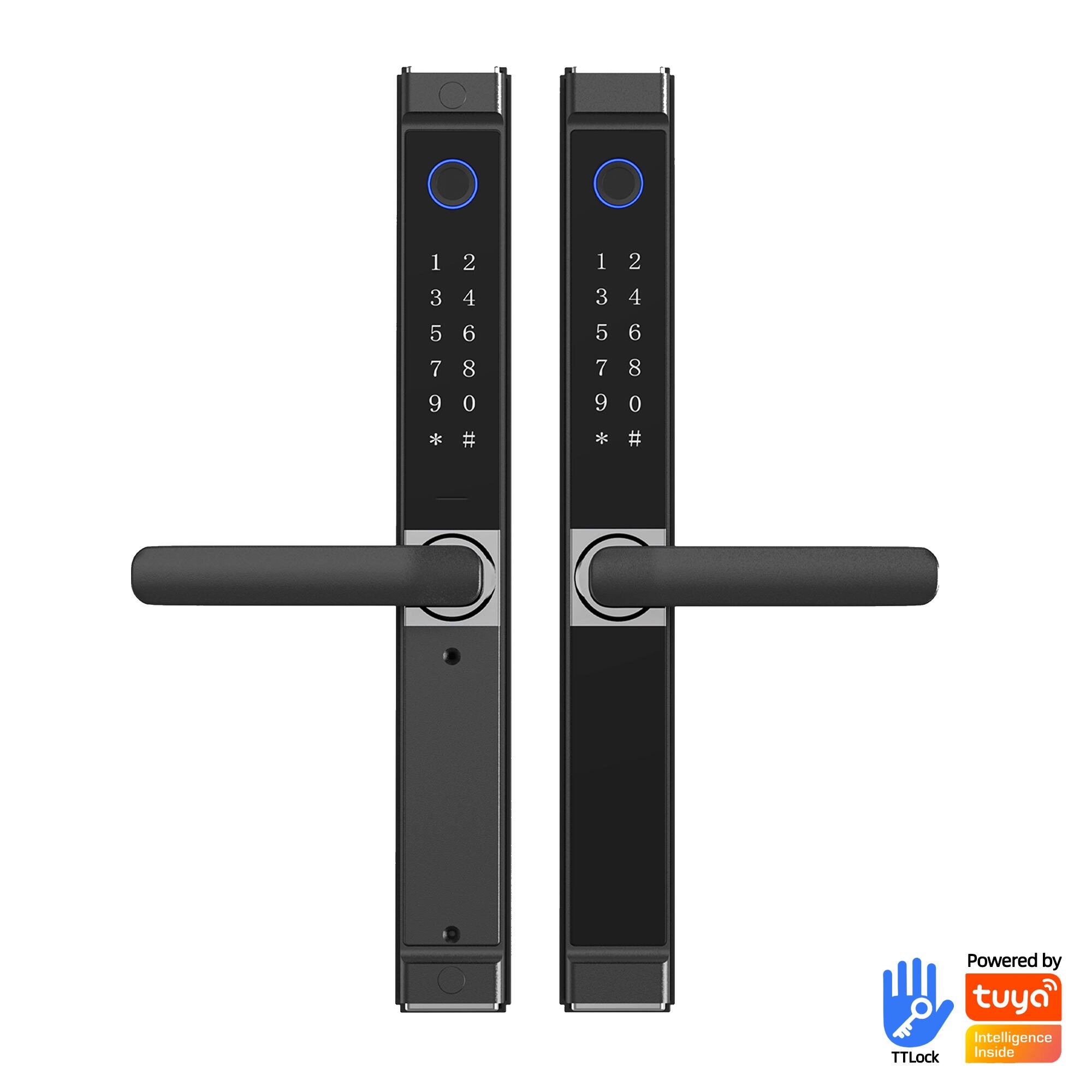 قفل ذكي بصري ثنائي الجانب يعتمد على البصمة، يوفّر أقصى درجات الأمان عبر التحقق المزدوج، متوافق مع تطبيق TTLock، ومناسب للأبواب الألومنيوم والفولاذية، مع دعم السحابة – علامة كايستار التجارية