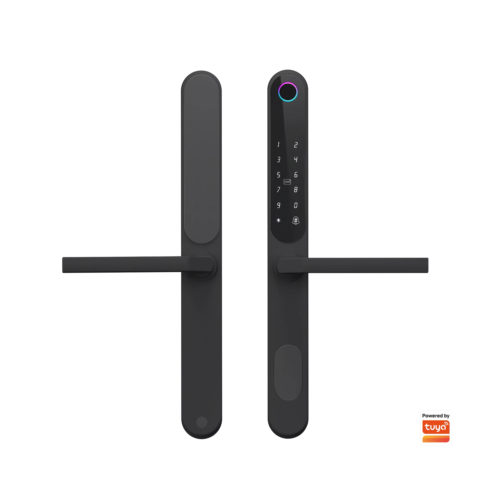 قفل ذكي مقاوم للماء من كايسستار مع تقنية Tuya للأبواب الفولاذية/الألومنيومية/الخشبية، مصنوع من سبيكة ألومنيوم، ويُدار عبر تطبيق واي فاي والتحكم الرقمي بلوحة المفاتيح