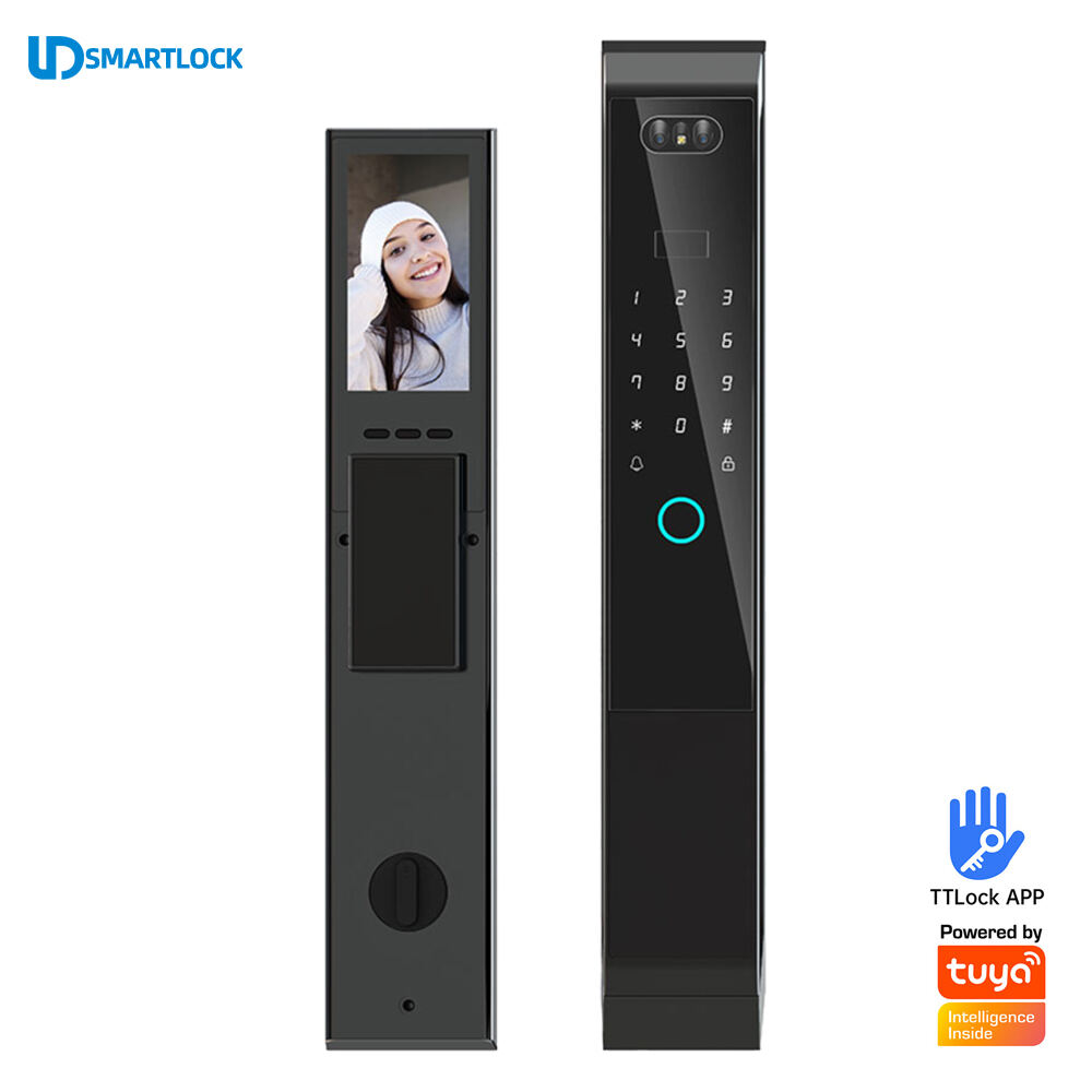 P20-3D Face recognition WIFI remote visual smart fingerprint lock Password lock home swipe card lock