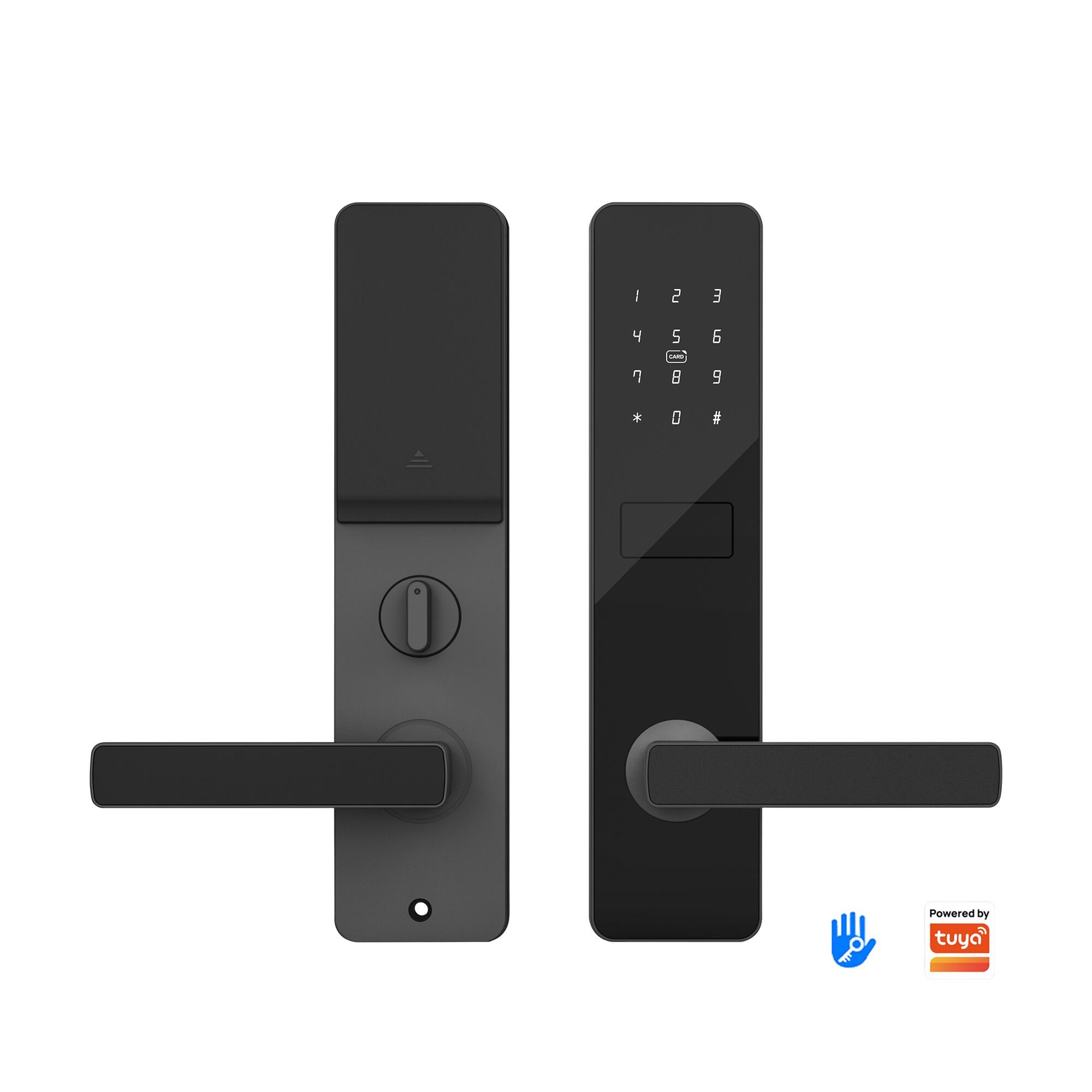 TTLock Hotel Smart Lock Electronic Mortise for Aluminum Door-Centralized Management RFID Mobile Access Keypad Handle Kaisstar