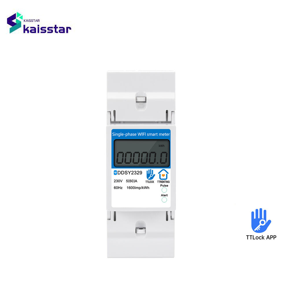 TTlock WiFi Smart Meter - WiFi Connection, Real-Time Data Sync, Easy Electricity Managemen