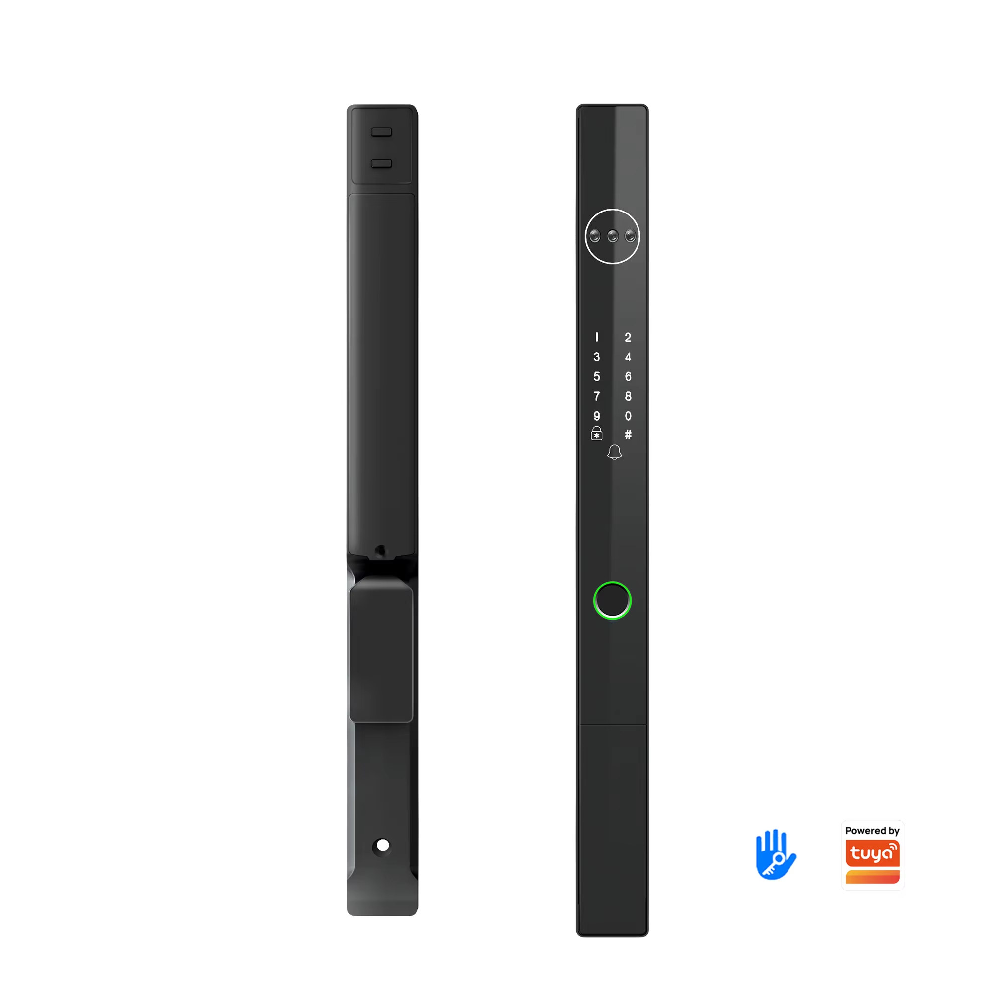 ล็อกอัจฉริยะ TTlock สำหรับการจดจำใบหน้าแบบ 3 มิติ ทำจากอลูมิเนียมอัลลอยด์แบบสะพานหัก พร้อมระบบสแกนลายนิ้วมือและกันน้ำ ยี่ห้อ Kaisstar