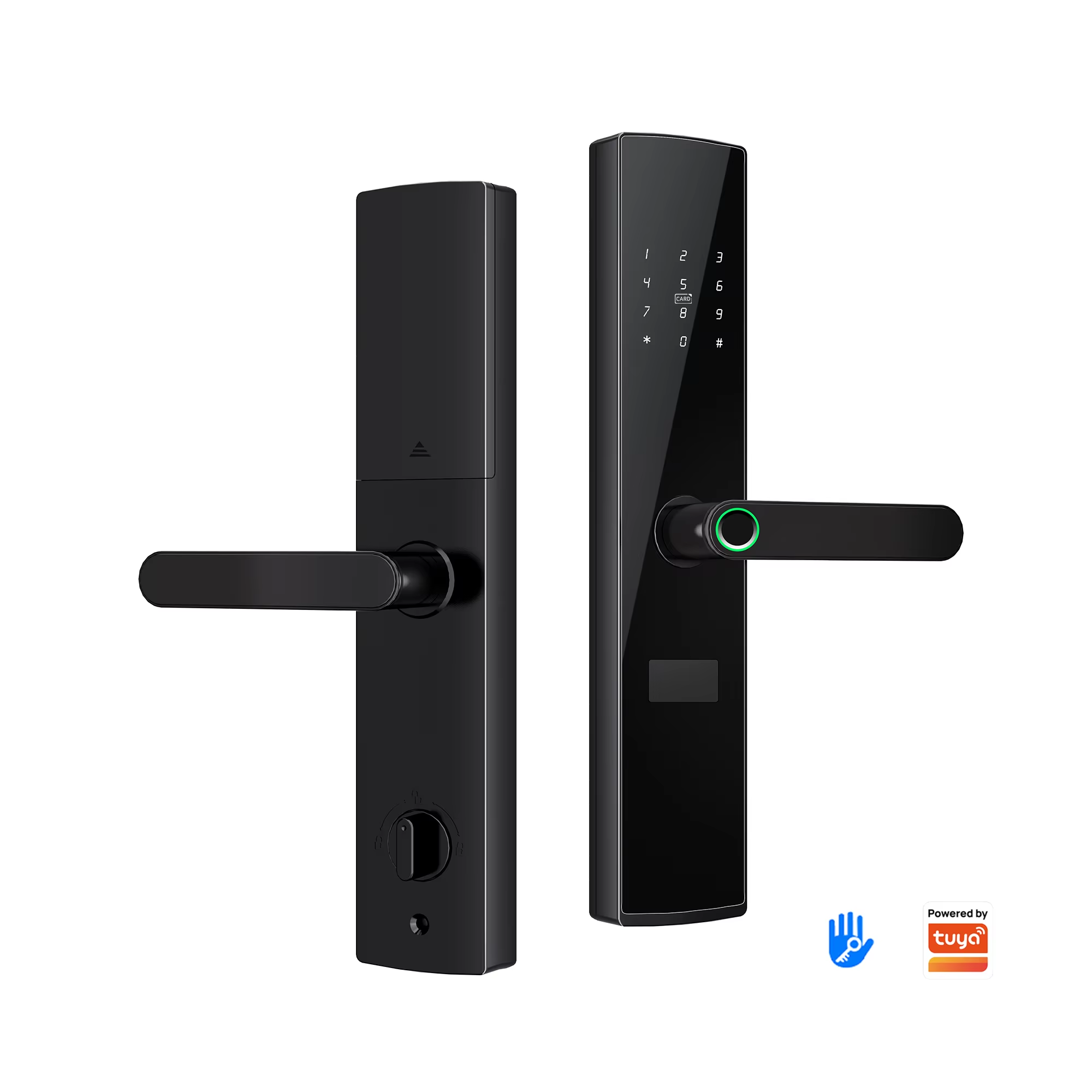 ล็อกประตูแบบมอร์ทีสอัจฉริยะพร้อมระบบสแกนลายนิ้วมือ ปลดล็อกด้วยลายนิ้วมือหรือกุญแจ รองรับประตูไม้/อลูมิเนียม/เหล็ก ยี่ห้อ TTlock สำหรับใช้ในบ้าน ยี่ห้อ Kaisstar