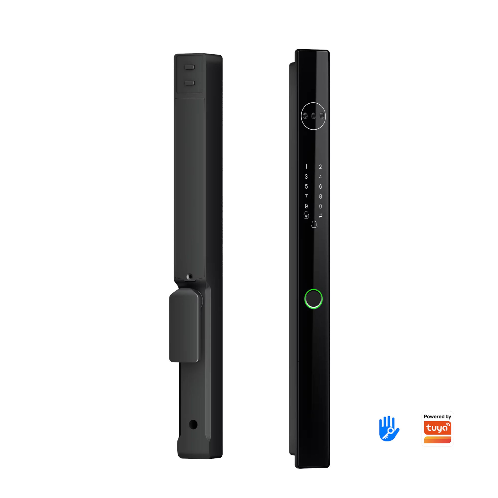 TTlock Digital Fingerprint & Face Recognition Smart Lock, Waterproof Aluminum Alloy Door Lock with Cloud Function for Stainless Doors