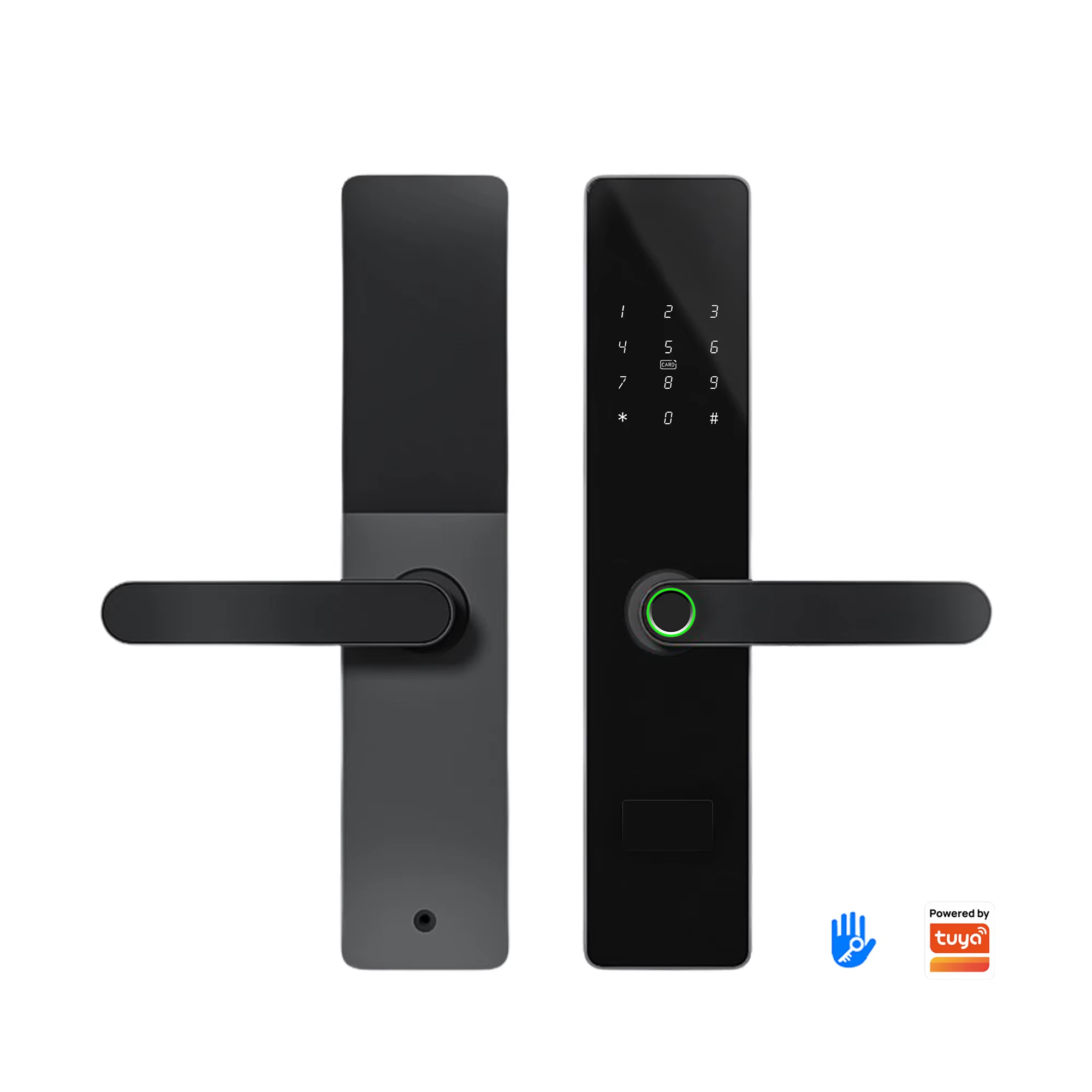 ล็อกอัจฉริยะแบบมอร์ติส (Mortise) รุ่น 6085 ทำจากอลูมิเนียมอัลลอยด์ สำหรับประตูไม้/อลูมิเนียม/เหล็ก รองรับการควบคุมผ่านแอป TTlock และ WiFi พร้อมฟังก์ชันสแกนลายนิ้วมือ แบรนด์ Kaisstar