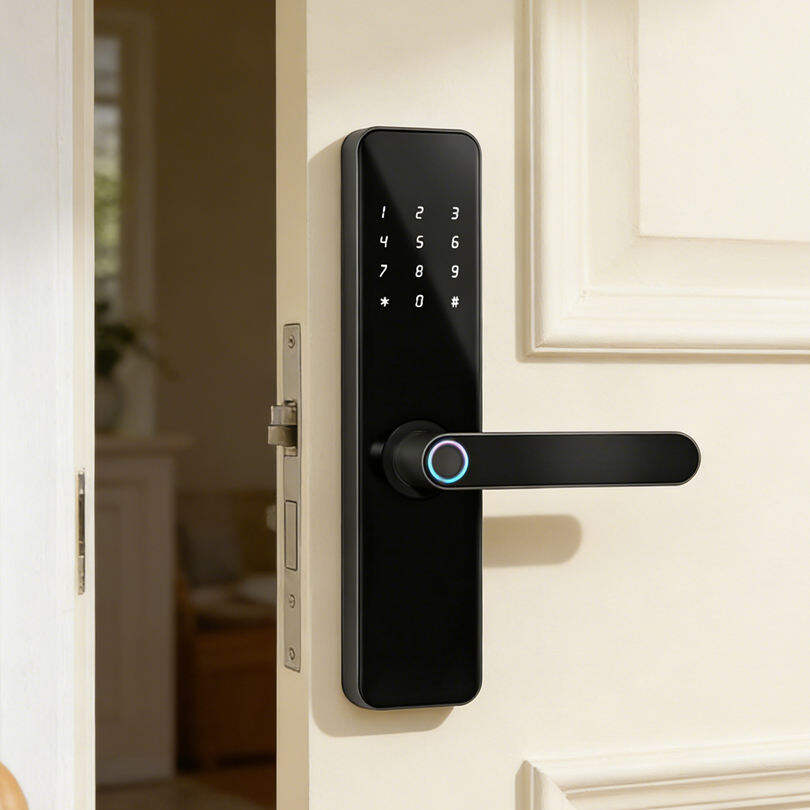 Smart Door Lock Fingerprint Password App Remote Control Electronic Lock for Apartment Front Door