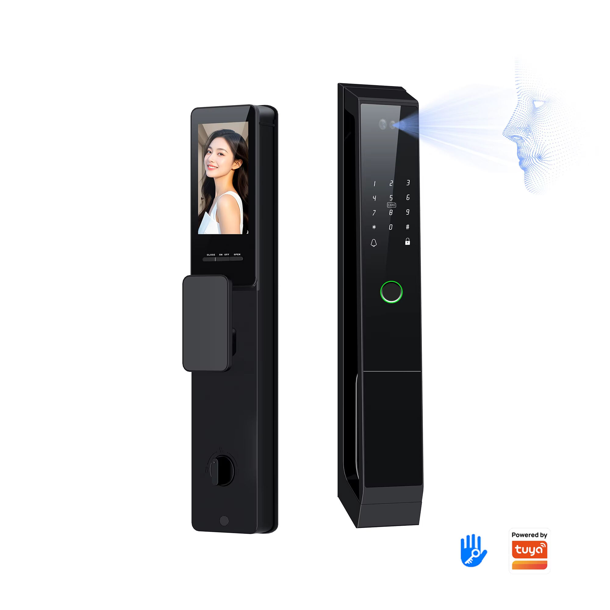 Умный замок без ключа TTLock, биометрический замок с распознаванием отпечатков пальцев, паролем, RFID-картой и поддержкой Wi-Fi