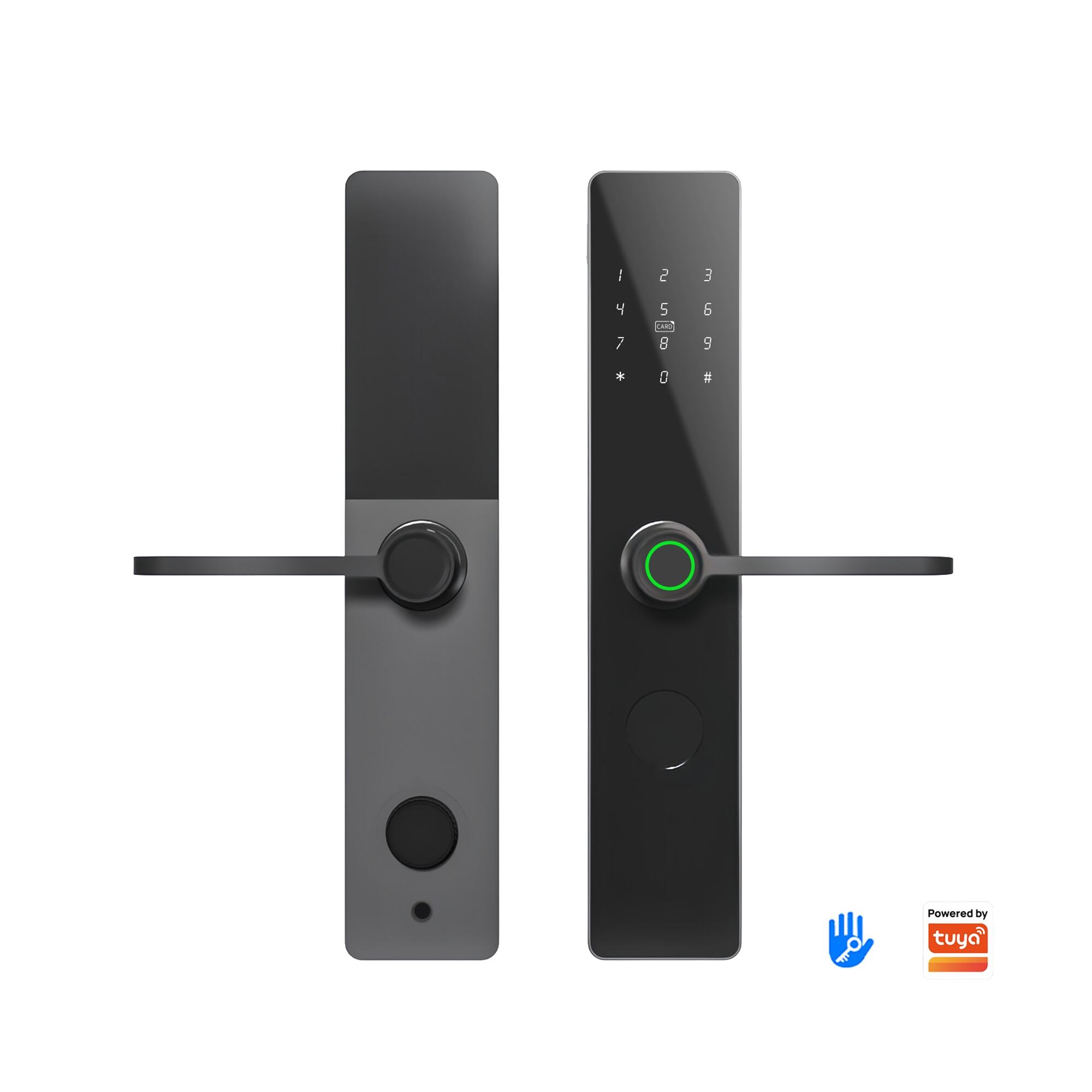 Aluminum Alloy Smart Lock TTlock Digital Biometric Fingerprint Keyless Entry for Steel/Aluminum /Wi-Fi Home Kaisstar