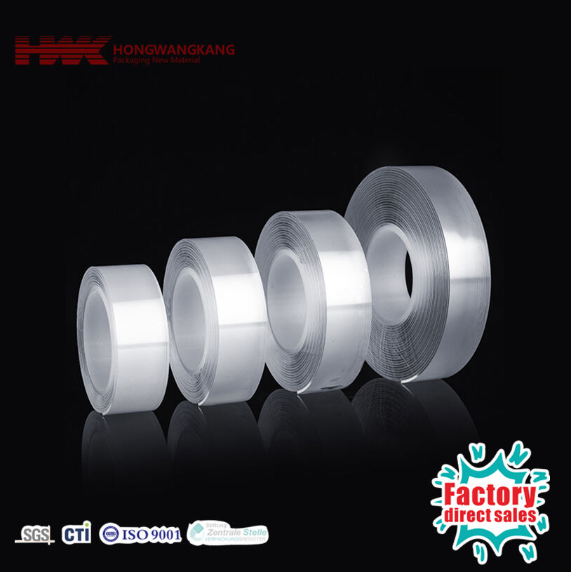 HWK Factory Custom Double-Sided Nano Tape, Maaaring Maglinis at Maihiwalay, Malakas na Kuhitan para sa Pader at Kuwarto ng Kusina
