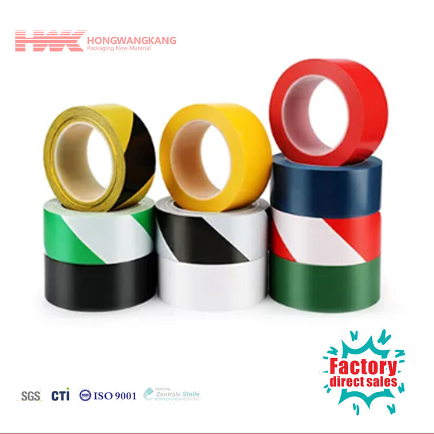 HWK high-brightness reflective safety warning tape for indoor and outdoor use wear-resistant and durable