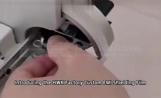 HWK Factory Custom EMI Shielding Film Electrostatic Shielding Faraday Tape for Conductive Anti-Static Protection