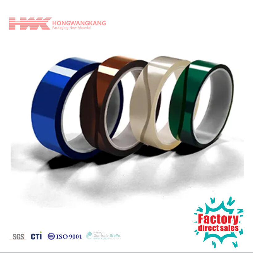HWK PET mataas na temperatura resistant electrical insulation tape ay angkop para sa elektroniko at elektrikal sublimation dye cups