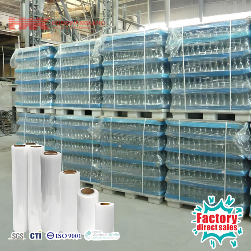 HWK Factory Custom Transparente Pre-stretched Stretch Film para sa Mabilis na Pagpapakete at Paggunita ng Pallet