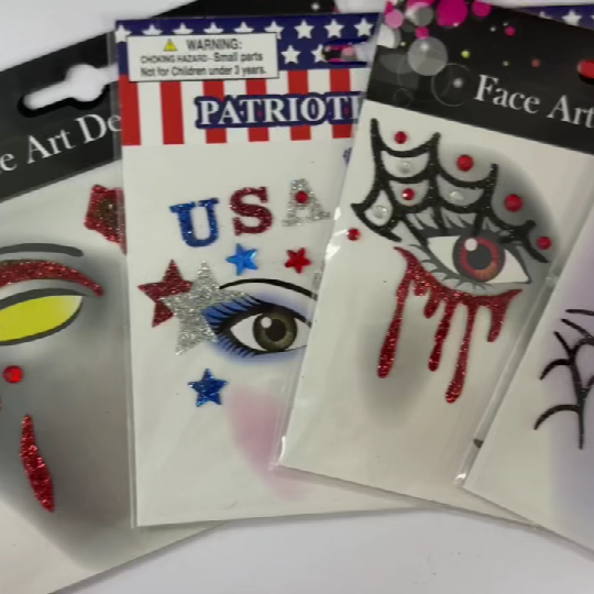 Autocollants décoratifs avec dessins animés artistiques