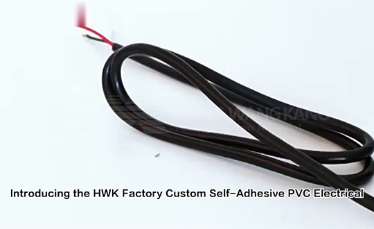 HWK Factory Custom Self-Adhesive PVC Electrical Tape Flame Retardant Insulation Waterproof Tape for Wiring