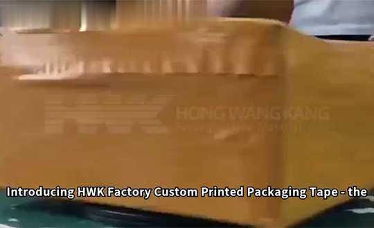 HWK Factory Custom Heavy Duty Packaging Carton Sealing Shipping Adhesive Tape Strong Packing Tape for Carton Sealing