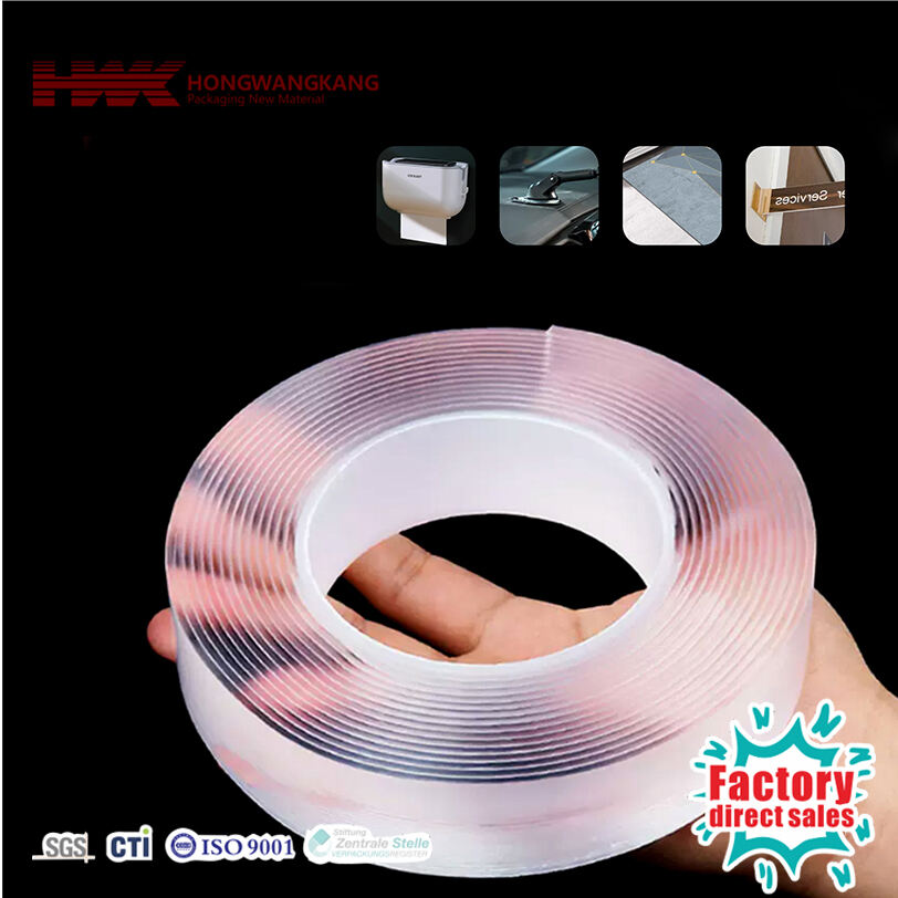 Ang nano tape ng HWK ay proof sa ulan, maunlad, walang babala at malinaw para sa mga socket photo frames carpets automotive supplies