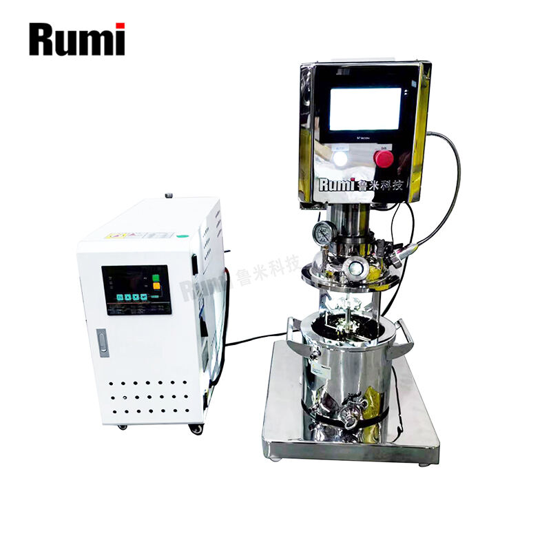 5 litros de mezclador de dispersión del eje dual del vacío SS316L con calefacción