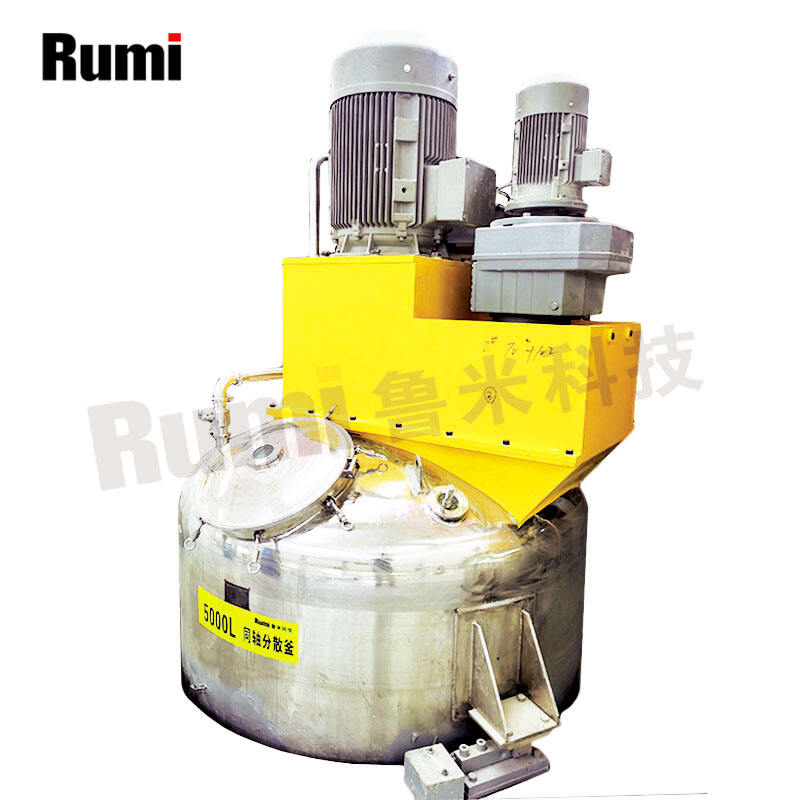 Platform Double Shaft Dispersing Mixing Vessel