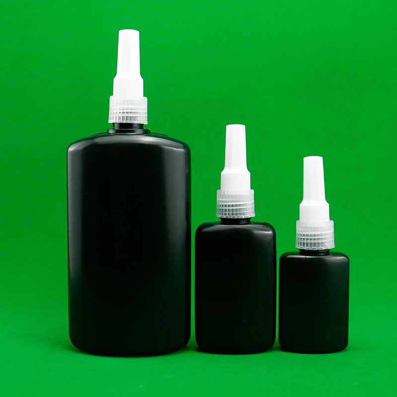 JB BOTTLE - 25ml 50ml 250ml Ldpe Anaerobic Uv Glue Bottle With Screw Cap Dropper Plastic Bottles For Chemical Packaging 0.01 USD Topsale Products