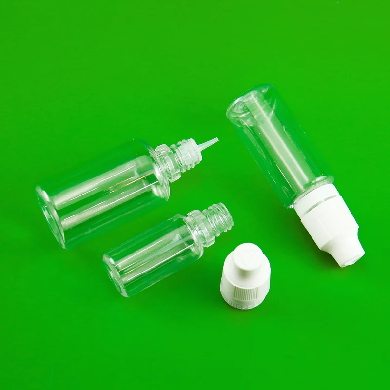 jb Flasche - Großhandelspreis professioneller Hersteller 10 ml 20 ml Kunststoff-Haustier-Plastik-Squeeze-Dropper-Flasche mit verschiedenen Spezifikationen E-Flüssigkeit-Flasche