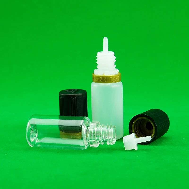 jb Flasche - 10 ml PET/PE Plastikflüssigkeit ätherische Ölflaschen weiße Augentropffflasche mit benutzerdefinierter Kappe/Logo/farbiger Augentropffflasche