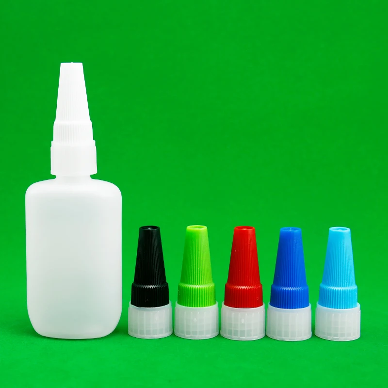 JB BOTTLE - 5ml 10ml 20ml 50ml 100ml Pe Plastic Liquid Dropper Bottles With Caps Super glue bottle