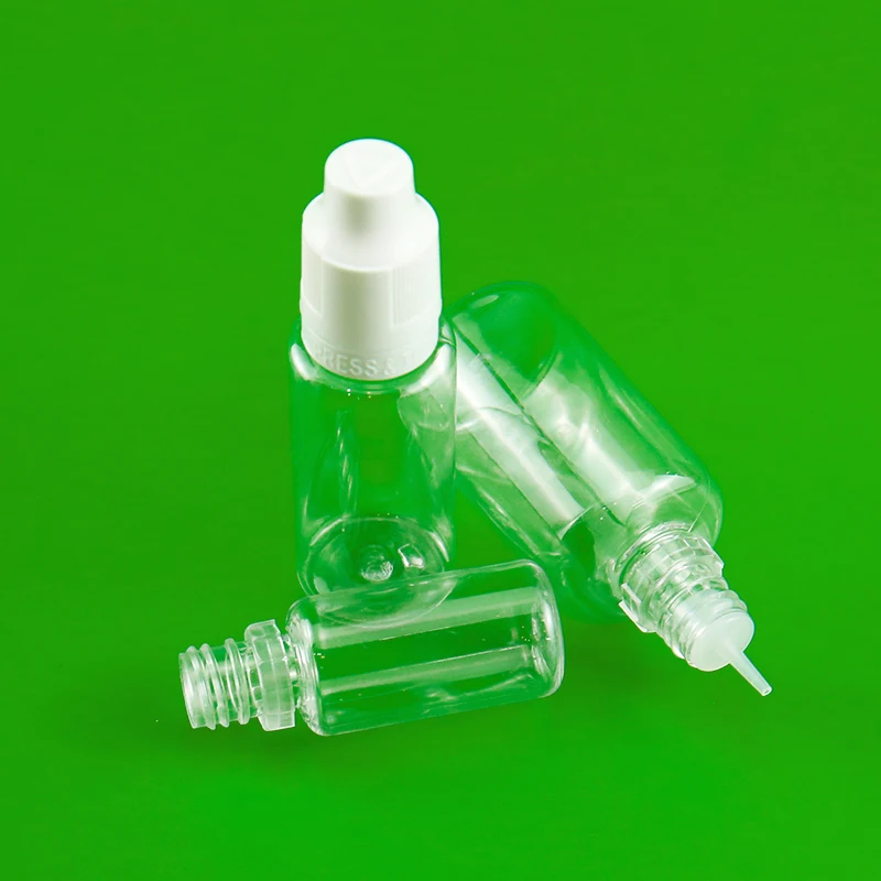 jb Flasche - Großhandelspreis professioneller Hersteller 10 ml 20 ml Kunststoff-Haustier-Plastik-Squeeze-Dropper-Flasche mit verschiedenen Spezifikationen E-Flüssigkeit-Flasche