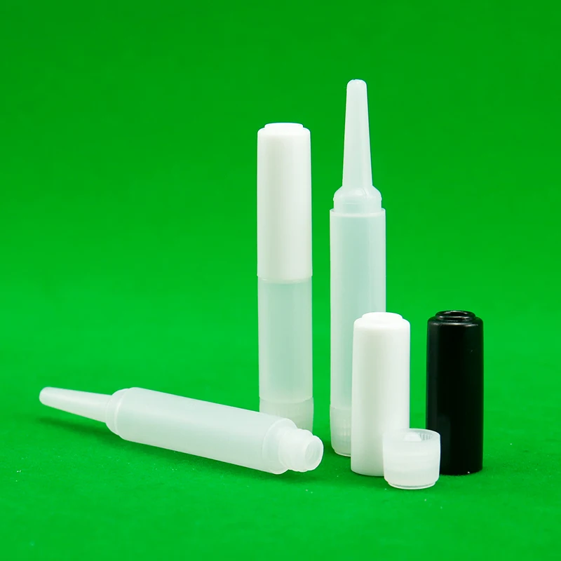 jb Flasche - 1 ml hdpe Plastik-Squeeze-Glei-Tropffflasche mit Flip-Top-Schraubkappe Kleinkapazität für Farbe und chemische Verpackung Super-Glei-Flasche