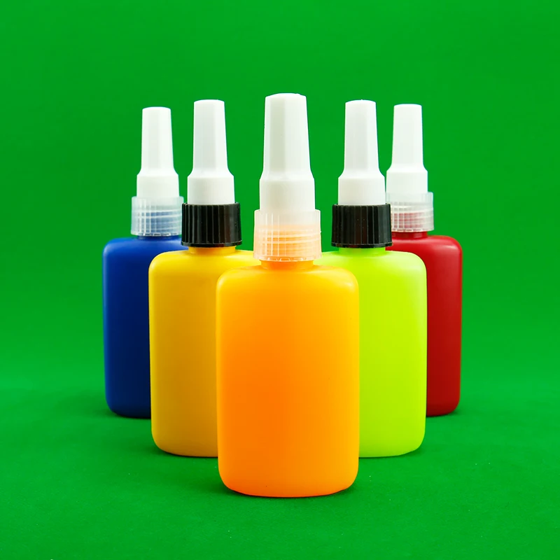 JB BOTTLE - 25ml 50ml 250ml Ldpe Anaerobic Uv Glue Bottle With Screw Cap Dropper Plastic Bottles For Chemical Packaging 0.01 USD Topsale Products