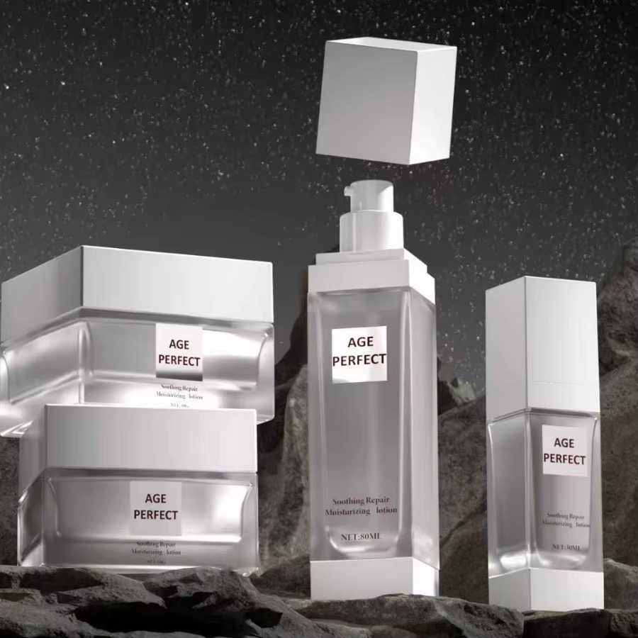 cosmetic glass bottle set