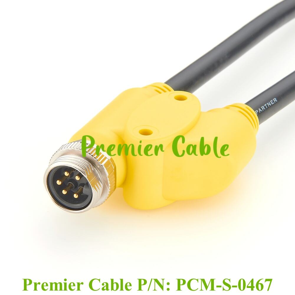 DeviceNet Profibus 7/8 ''Y Splitter Double-réngsé Power Cordset