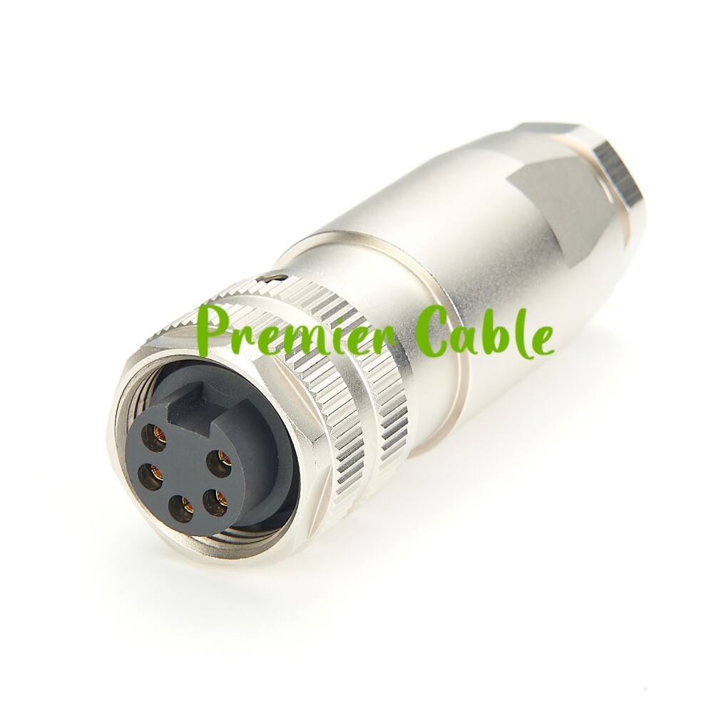 7/8'' Mini-Change Field Wireable Female Cable Connector for NMEA2000, DeviceNet, CANopen, Profibus, Profinet, Modbus